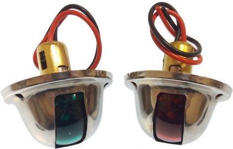 PAR LUCES NAV. VERT.RED.INOX.