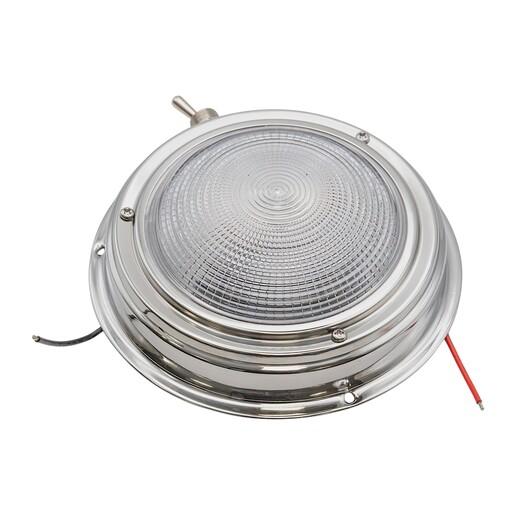 LUZ INTERIOR 0 EXT. 140 MM. INOX.