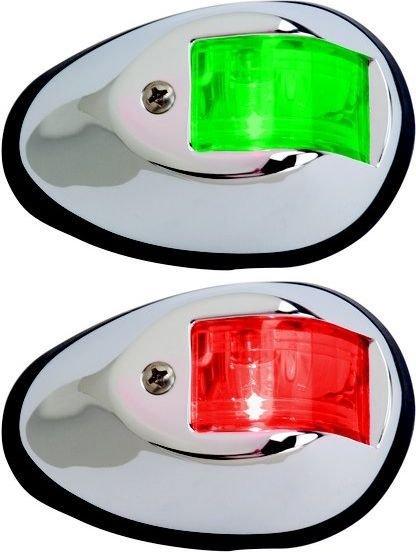PAR LUCES NAVEGACION INOX LED