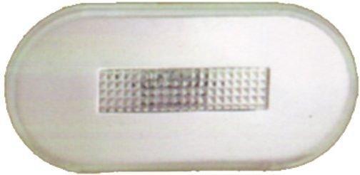LUZ INTERIOR/EXTERIOR OVALADA LED BLANCA