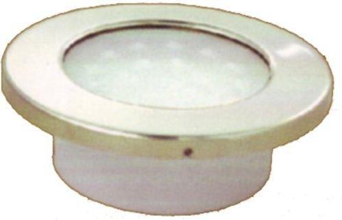 LUZ INTERIOR/EXT. REDONDA INOX LED
