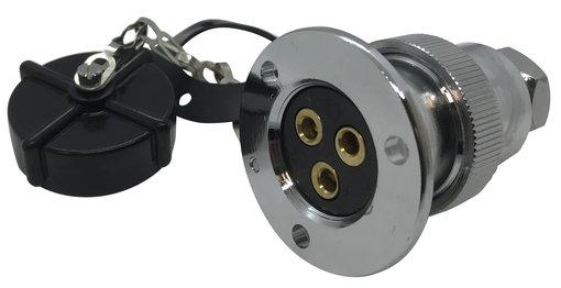 ENCHUFE ESTANCO 5 AMP. 3 POLOS
