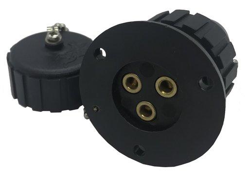 ENCHUFE NYLON  3 AMP. 3 POLOS
