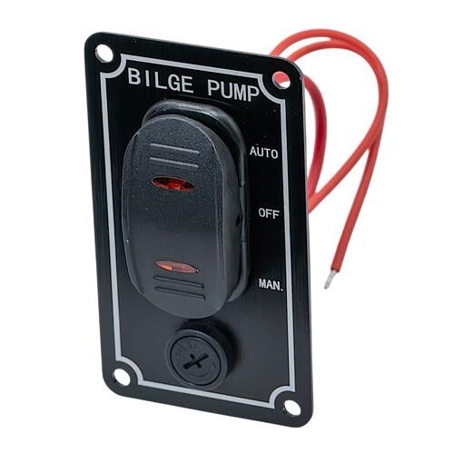 PANEL INTERRUPTOR ACHIQUE VERTICAL 15A