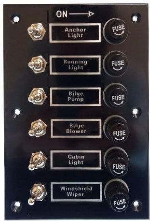 PANEL 6 INTERRUPTORES