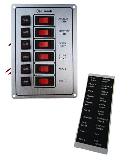 PANEL 6  INTERRUPTORES