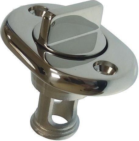 DESAGÜE C/TAPON OVAL INOX 64 MM.
