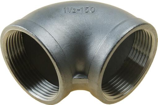 CODO 90º H-H  INOX   1-1/2