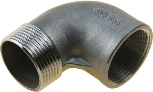 CODO 90º M-H  INOX   1-1/4
