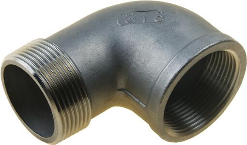 CODO 90º M-H  INOX   1-1/2