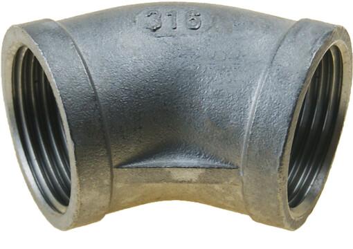CODO 45º H-H  INOX   1
