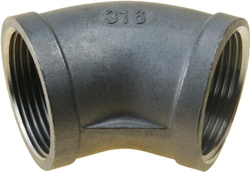 CODO  45º H-H  INOX  1-1/4