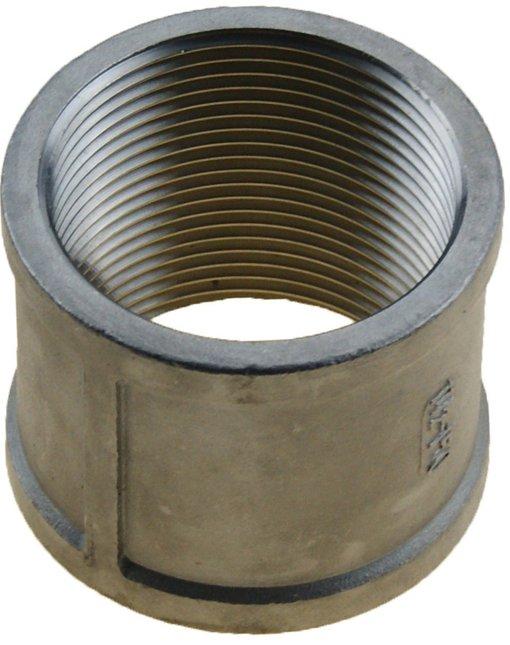 CONECTOR DOBLE H-H  INOX  1-1/4