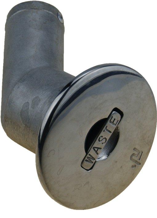 TOMA DE CUBIERTA INOX 45º  