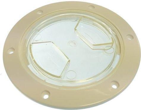 TAPA REGISTRO 152MM TRANSPARENTE