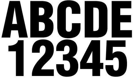 KIT NUMEROS Y LETRAS  NEGRO
