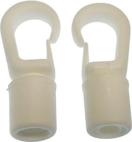 GANCHO MOSQUETON BLANCO 5-6 MM (2)
