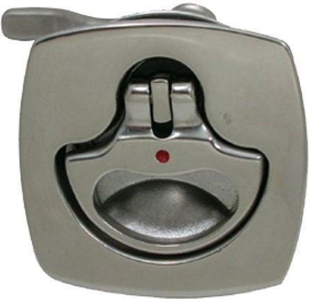 TIRADOR INOX CUADRADO C/LLAVE 63X63