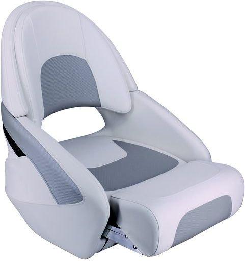 ASIENTO PIEL BLANCO/GRIS