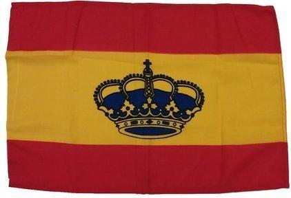 BANDERA ESPAÑOLA  30X45 C/CORONA