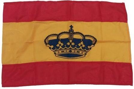 BANDERA ESPAÑOLA  40X60 C/CORONA