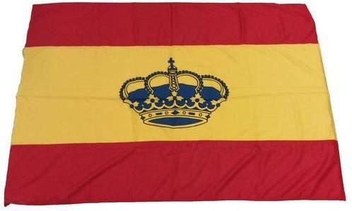 BANDERA ESPAÑOLA  100X150  C/CORONA