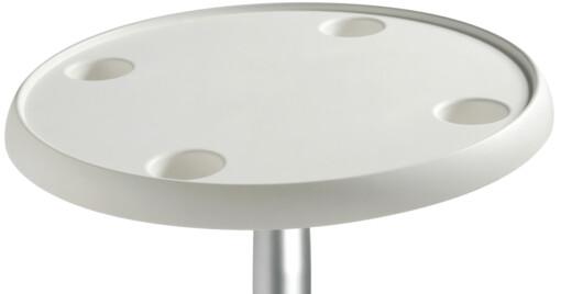 MESA REDONDA BLANCA 610 MM