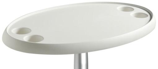 MESA OVAL BLANCA 762 X 457 MM