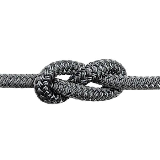 AMARRE DOBLE TRENZA Ø22MM 100M GRIS