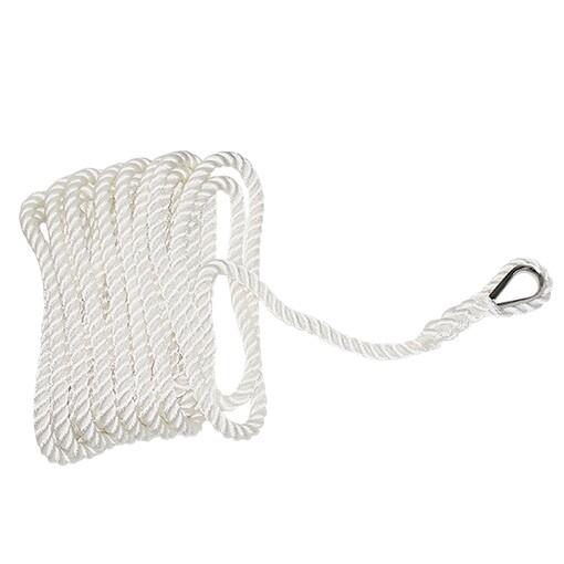 CABO 3 CORDONES TRENZ. Ø12MM 6M BLANCO
