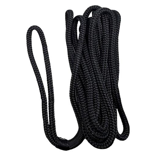 CABO TRENZADO CON OJO Ø10MM 6M NEGRO