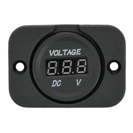 VOLTÍMETRO DIGITAL NEGRO
