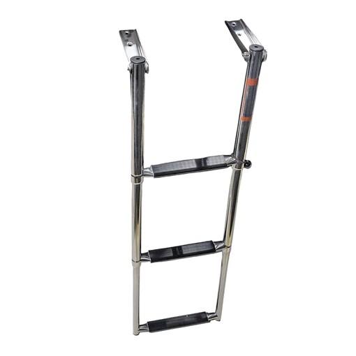 ESCALERA TELESCÓPICA 3 PELD STD NEGRA