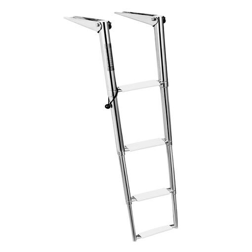 ESCALERA TELESCÓPICA 4 PELD STD BLANCA