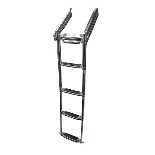 ESCALERA TELESC OCULTA 4 PELDAÑOS DOBLE