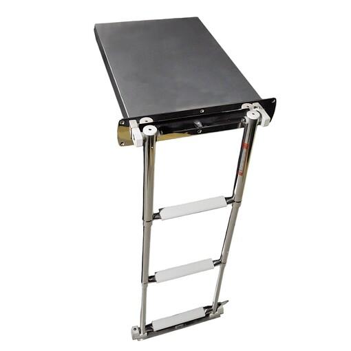 ESCALERA TELESCÓPICA EMPOTRABLE 3 PELD