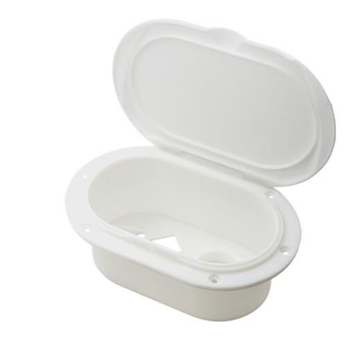 CONT. DUCHA/MEZCLADOR OVAL ABS+UV BLANCO